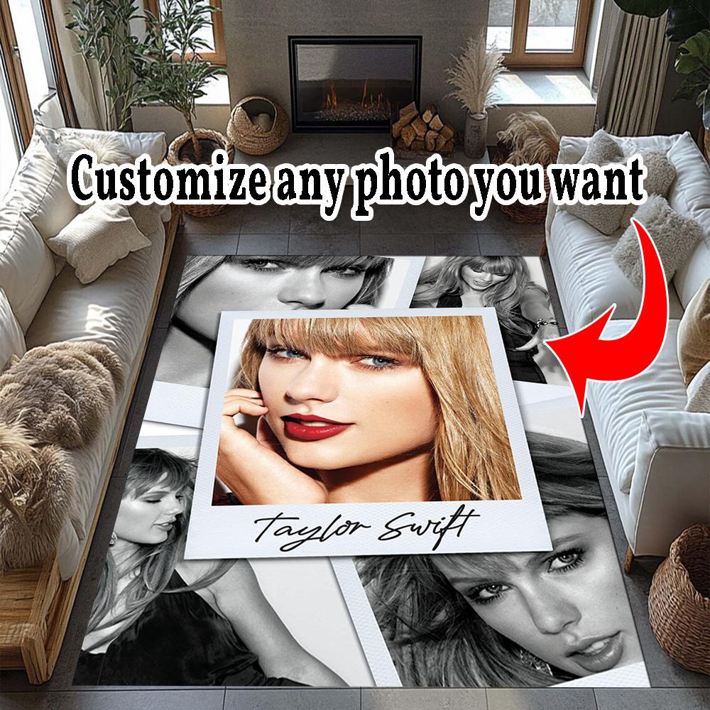 Customize Image Customizable photos Area Rug Suitable for Hallway Kitchen Study room Balcony Anti-slip Rug Anime Office Decor