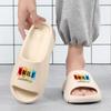 Мужские и женские модные тапочки Мужские сандалии Пляжные шлепанцы На толстой подошве Летние Нескользящие Мужские тапочки для душа Zapatillas