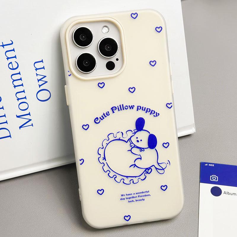 Чехол Zhitai Jelly Skin Cartoon для iPhone 11-15 Pro Max