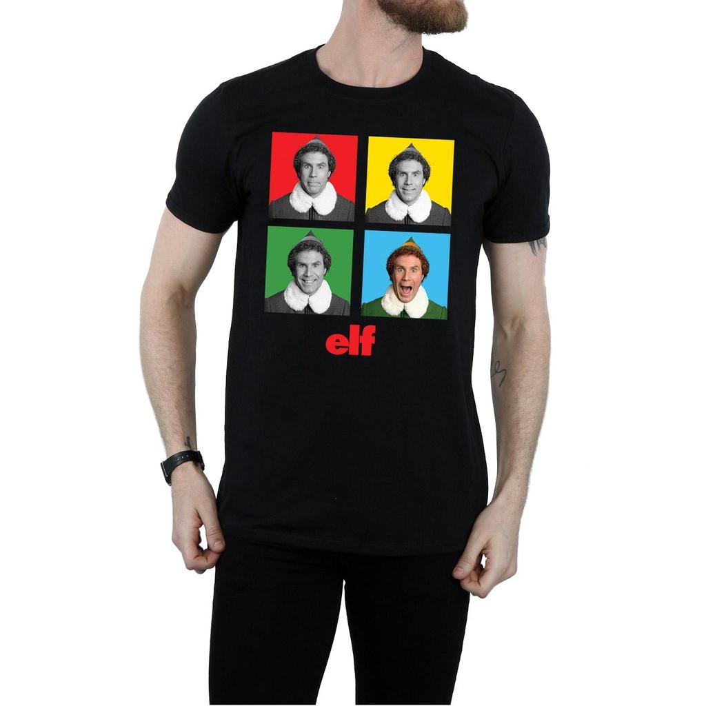 Elf Mens Four Faces T-Shirt