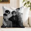 Kpop Band SShinee Cushion Cover Eco Linen Pillow Case DoubleSided Print Breathable Durable Zipper Home Decor Gift