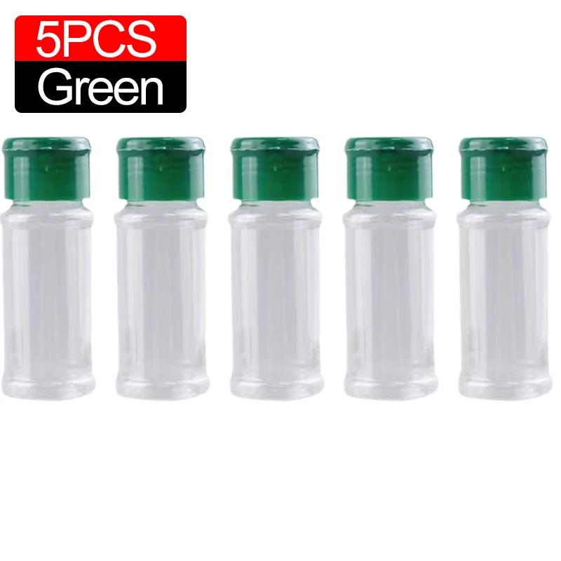 100 мл прозрачная бутылка для специй солонка перечница пластиковые банки для приправ барбекю коробка для приправ кухонные гаджеты банка для хранения порошка