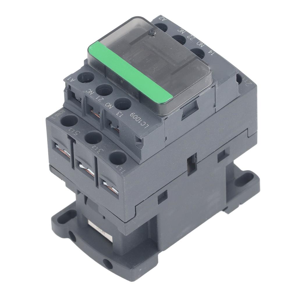 Low Voltage AC Contactor 1 Normally Open 1 Normally Closed LC1D09 Electronic Contactor 9A 380V Rated