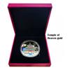 Commemorative medals for Beijing tourist attractions, Forbidden City, Great Wall, Yuanmingyuan, Temple of Heaven, color printed commemorative coins