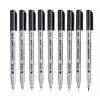 Drawn Design Sketch Needle Pen Black Micron Pen Waterproof Markers Fineliner Comic Art Supplies for Artist Nylon Soft Head Gloss Metallic Color Paint