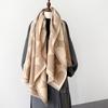 New Luxury Dot Print Long Scarf for Women Warm Winter Cashmere Pashmina Scarves Shawls Female Thick Blanket Wraps Foulard