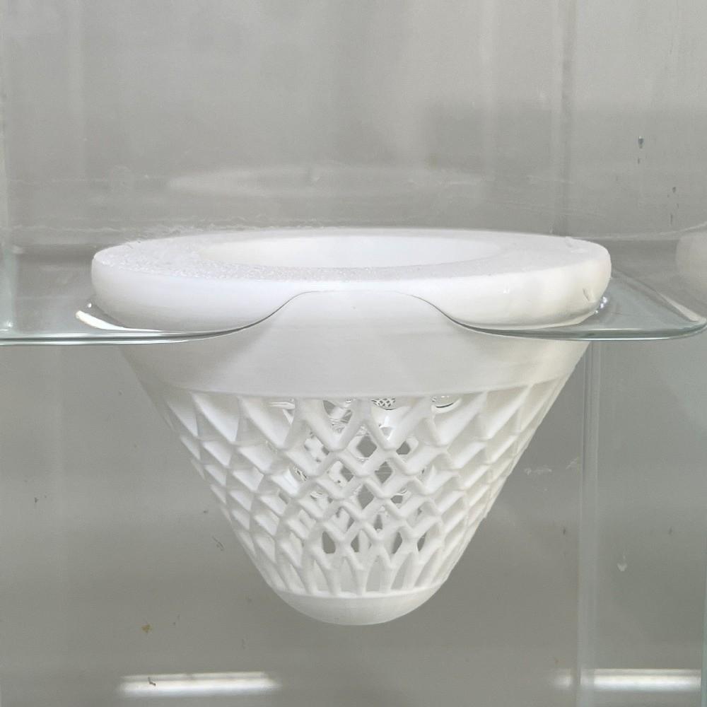 Пластиковая гидропонная корзина для растений 3D-печатная плантатор для симбиоза рыбы и растений Подарок
