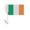 Drapeau Adhésif - Irlande - 14 X 21 Cm - 10 Pièces - Polyester - Léger - Recto/verso