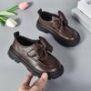 Girls Shoes Small Leather Shoes 2025 Spring New Student Single Shoes Princess Shoes Soft-soled Shoes Big Children Loafers Foreign Trade