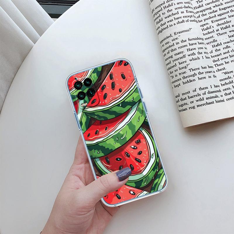 RA8 Cartoon Fruit Watermelon Case for Motorola E13 E15 E20 E22 E22I E22S E30 E32 E40 E7 E7I G Plus Power Play Stylus G22 G14