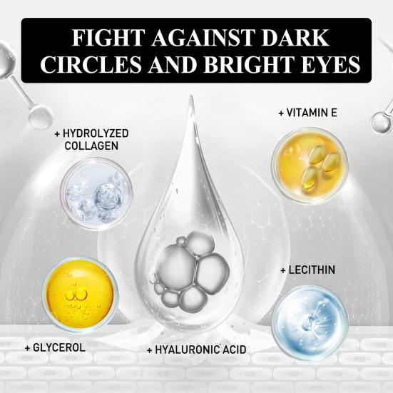 Укрепляющий крем для глаз, мгновенный подтяжка глаз, уменьшение темных кругов, мешков, увлажняющие кремы для глаз, легкая формула, омолаживающее средство против морщин для мужчин, женщин