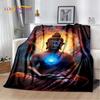 HD Buddha Buddhism Faith Meditating Religio Sakyamuni Bodhisattva Pray Blanket Soft Throw Blanket for Home Bedroom Beds Sofa Kid
