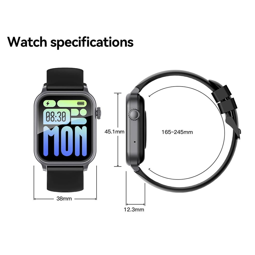 LIGE 2025 Смарт-часы IPS HD экран 600 мАч большая батарея Смарт-часы Bluetooth вызов IP68 водонепроницаемый монитор сердечного ритма спортивный фитнес-трекер