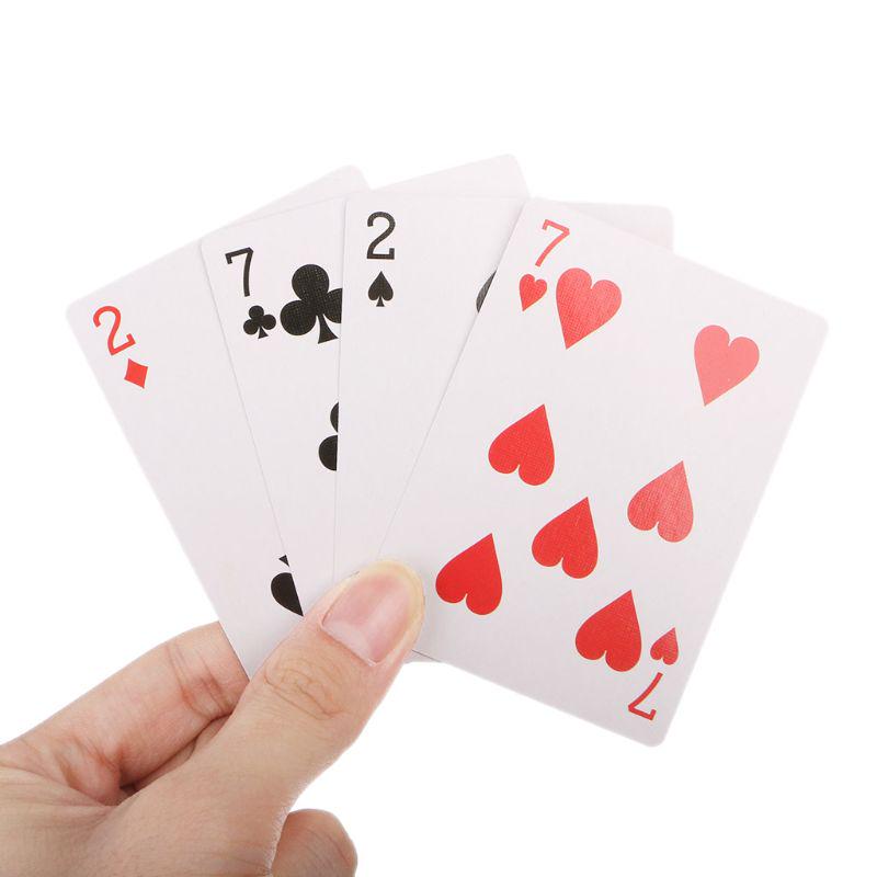 4 карты 7-2 Трансформеры Волшебные трюки Волшебный реквизит Крупным планом Волшебная игрушка Детская игрушка