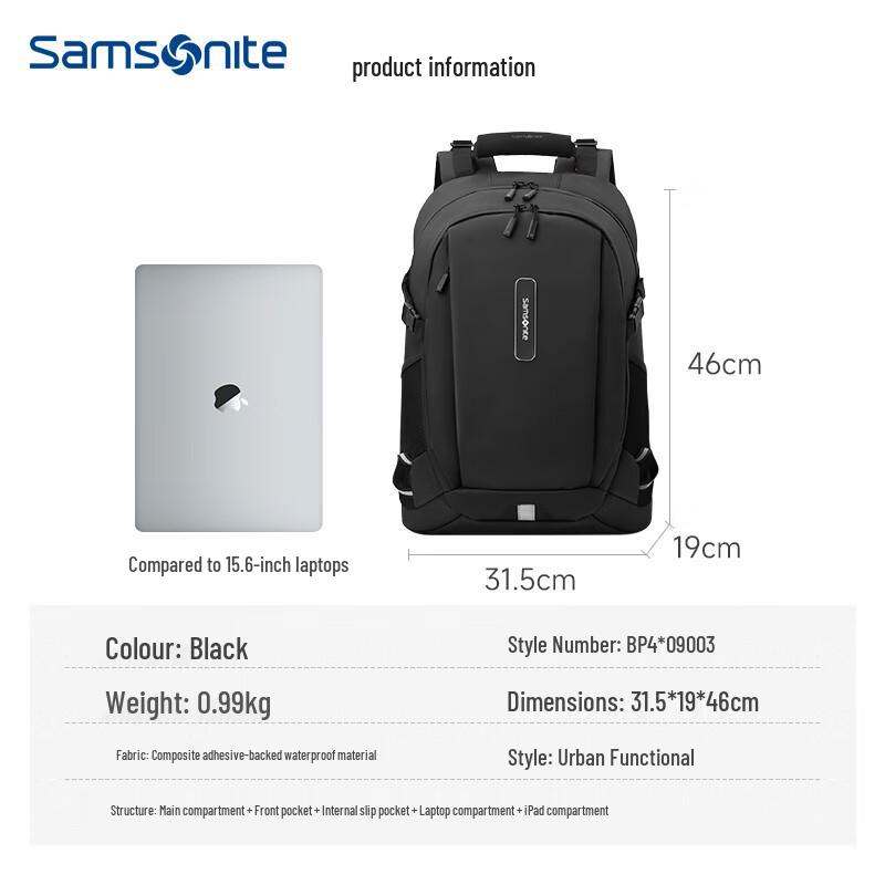 Мужской рюкзак для ноутбука Samsonite 15,6 дюйма