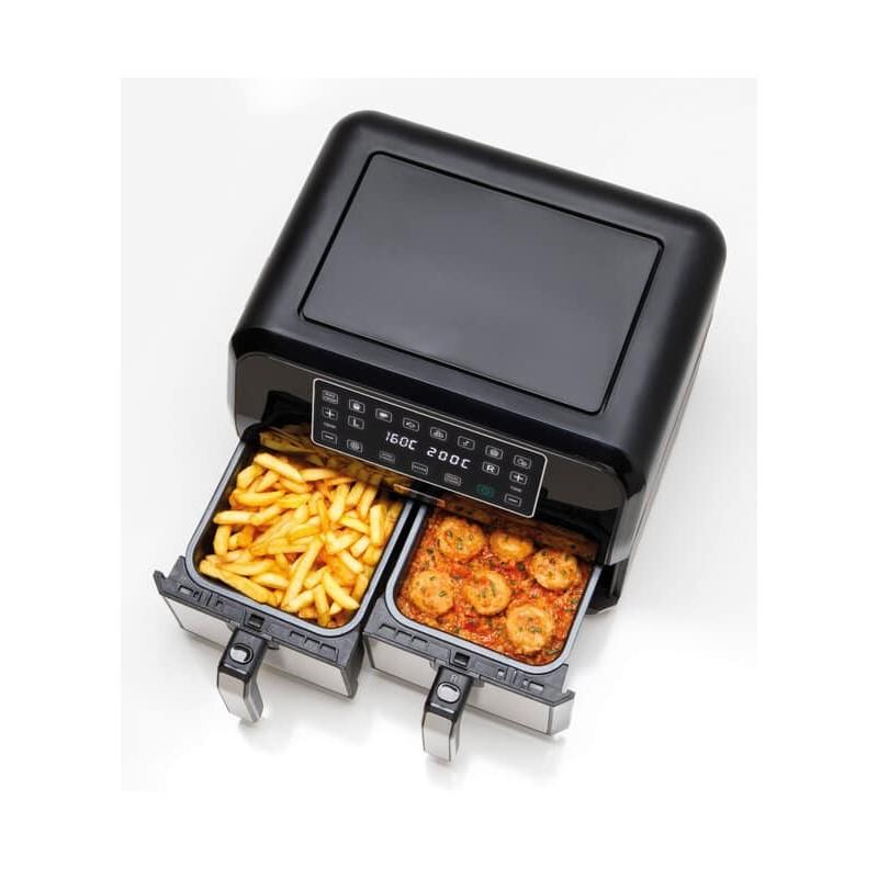 Kenwood HFM20.000MB Air Fryer 8L Dual Basket Black