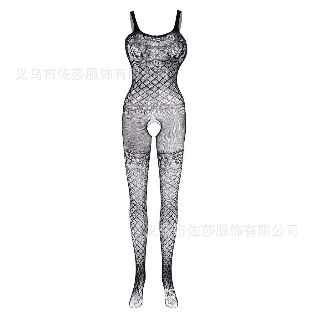 Sexy Underwear, Sexy Mesh, Jacquard Perspective Mesh, Open Shoulder Strap.