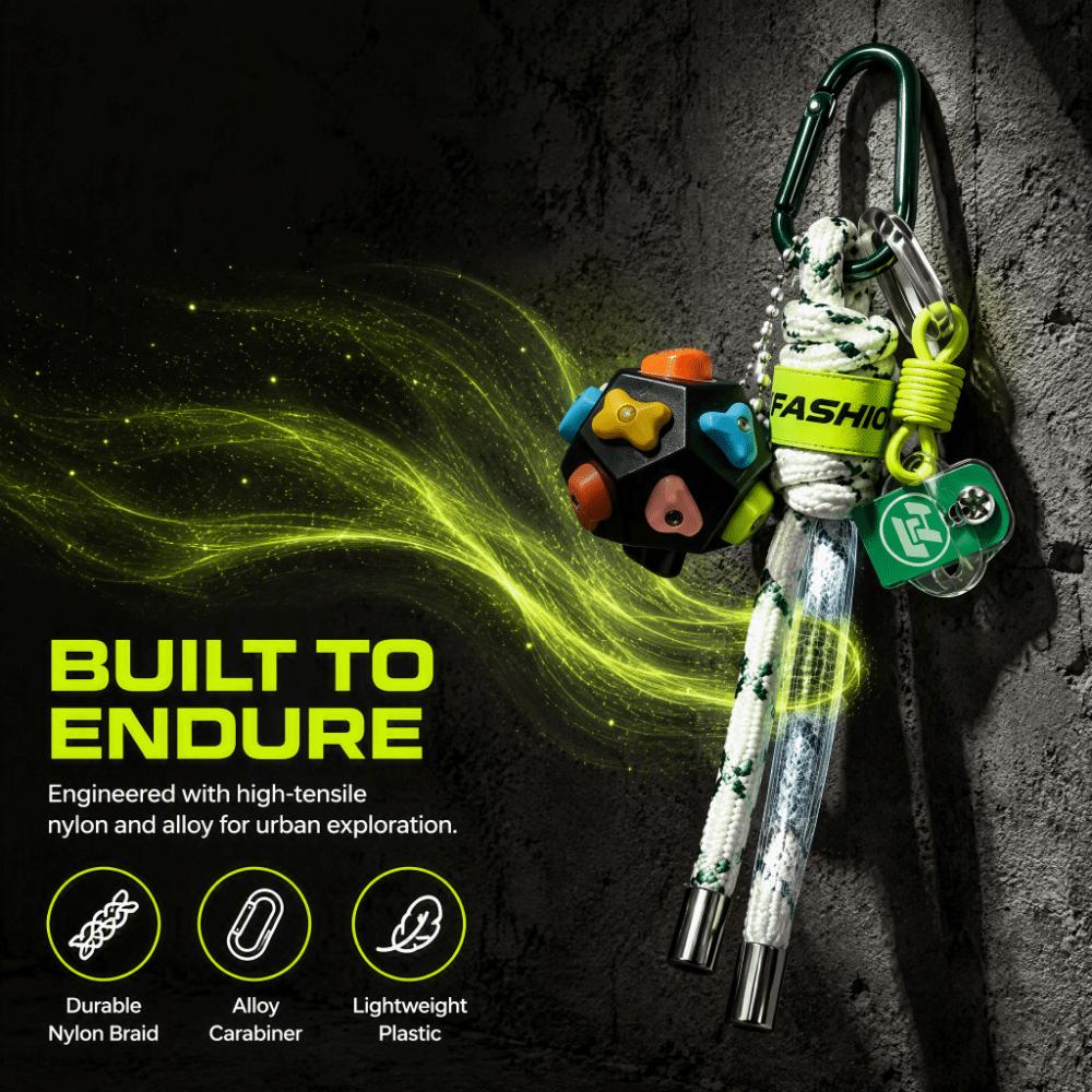 Funny Climbing Ball Keychain Colorful Climbing Equipment Keyring Climbing Series Bag Pendant Gift