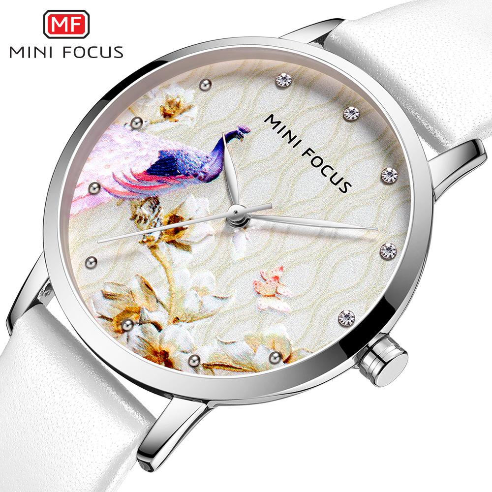 Лучшие роскошные брендовые модные женские часы с коробкой, мини-фокус, водонепроницаемые женские кварцевые часы с кожаным ремешком