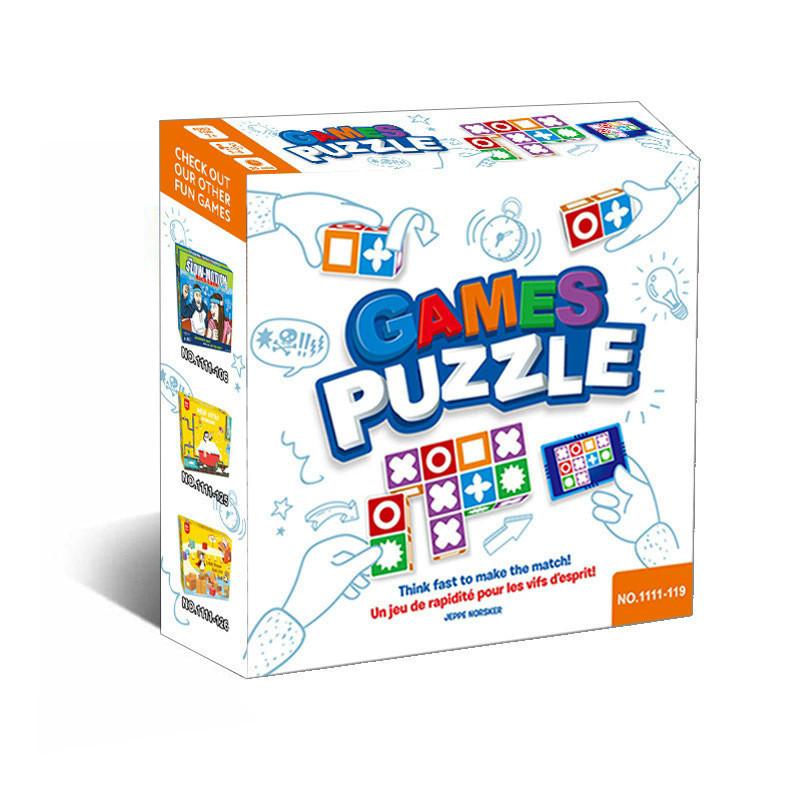 Игра Uzzle Интерактивная Семейная Настольная Игра Для Детей и Взрослых С Цветными Пластиковыми Деталями Для Веселых Обучающих Опытов