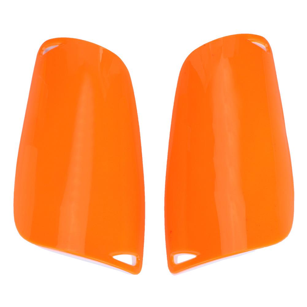 1 пара для взрослых и детей, футбольные спортивные щитки для голени, защита для ног, оранжевый цвет S