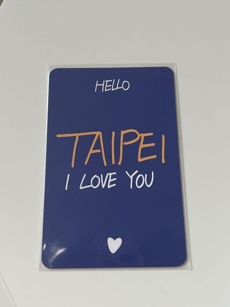 [USED] Treasure Jungwoo Ktown4u Bonus Taipei Taiwan Trading Card