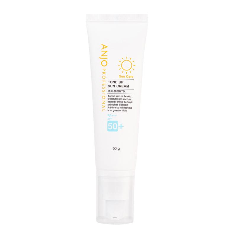 ANJO Tone Up Sun Cream 50 G SPF50+ PA+++ 50g, Sunscreen, KBeauty, Korean Cosmetics, Sample