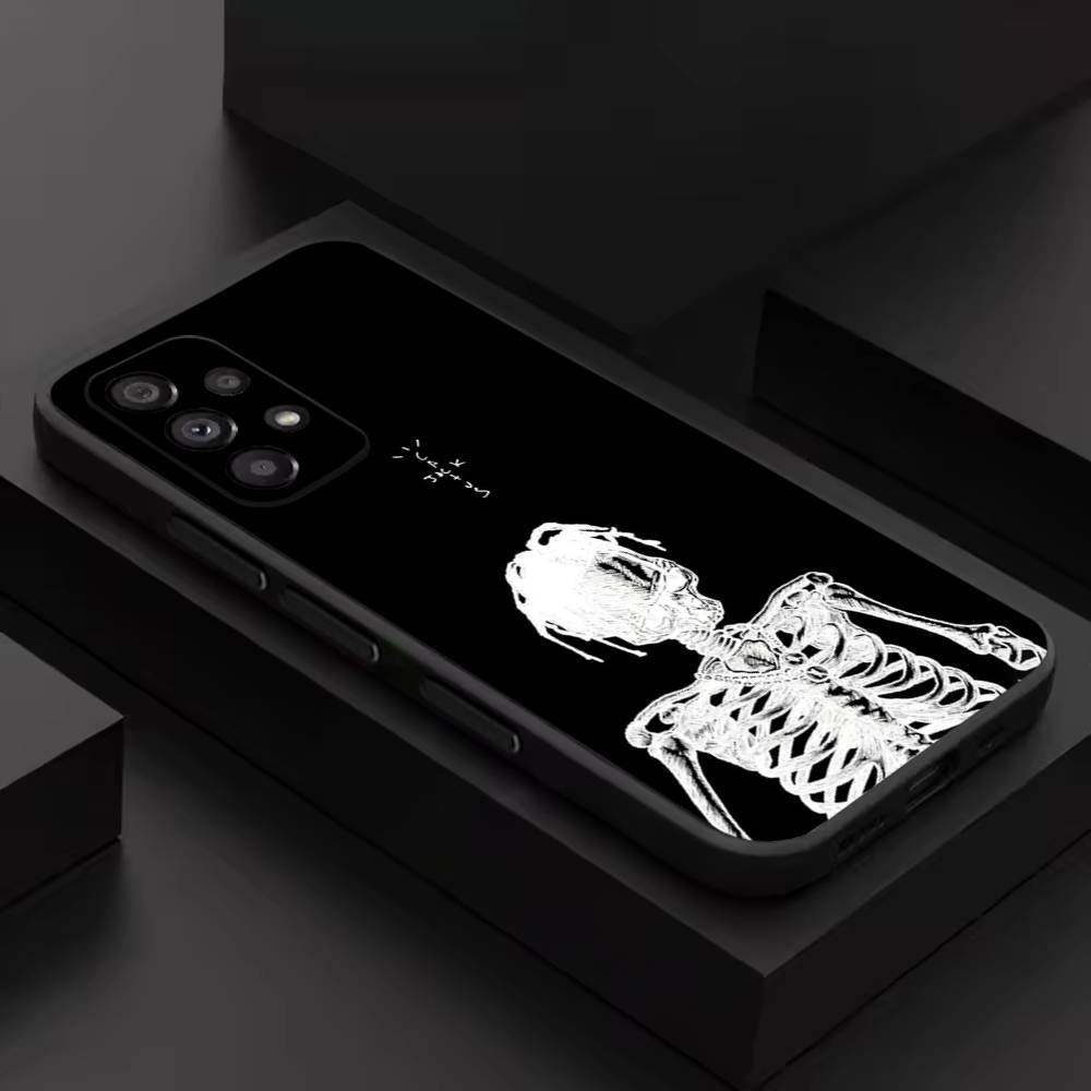 Cactuss J-Jack T-Travis Scott Для Samsung S 26,25,24,23,22,30,21,10,9,Ultra,Plus,Lite,FE,4,5G Чехол для телефона Черный Мягкий Чехол