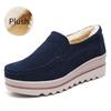 Spring Autumn Women Platform Shoes Ladies Loafers Genuine Leather Comfort Soft Moccasins Casual Flats Shoes Slip On Sneakers