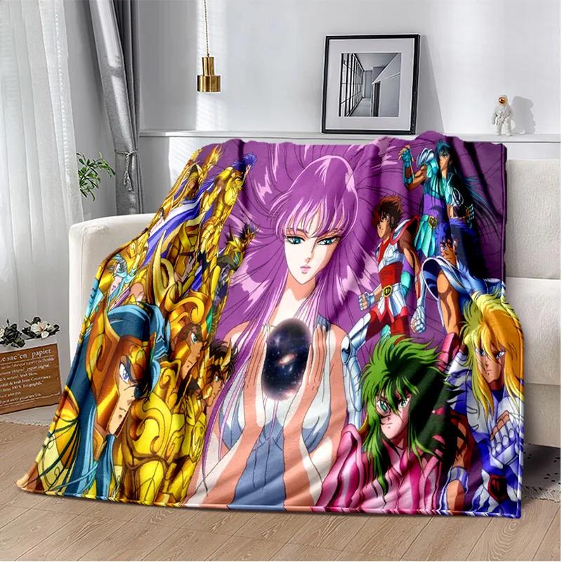 3D Ретро Saint Seiya одеяло с героями мультфильмов, мягкое одеяло для дома, спальни, кровати, дивана, пикника, путешествия, офиса, одеяло, детское одеяло