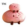 Soft Stuffed Food Cushion Cute Dumpling Plush Pillow, Funny Bun Animal Toy, PP Cotton Playful Room Decorations Filled Decorative for Kids Sofa And Car