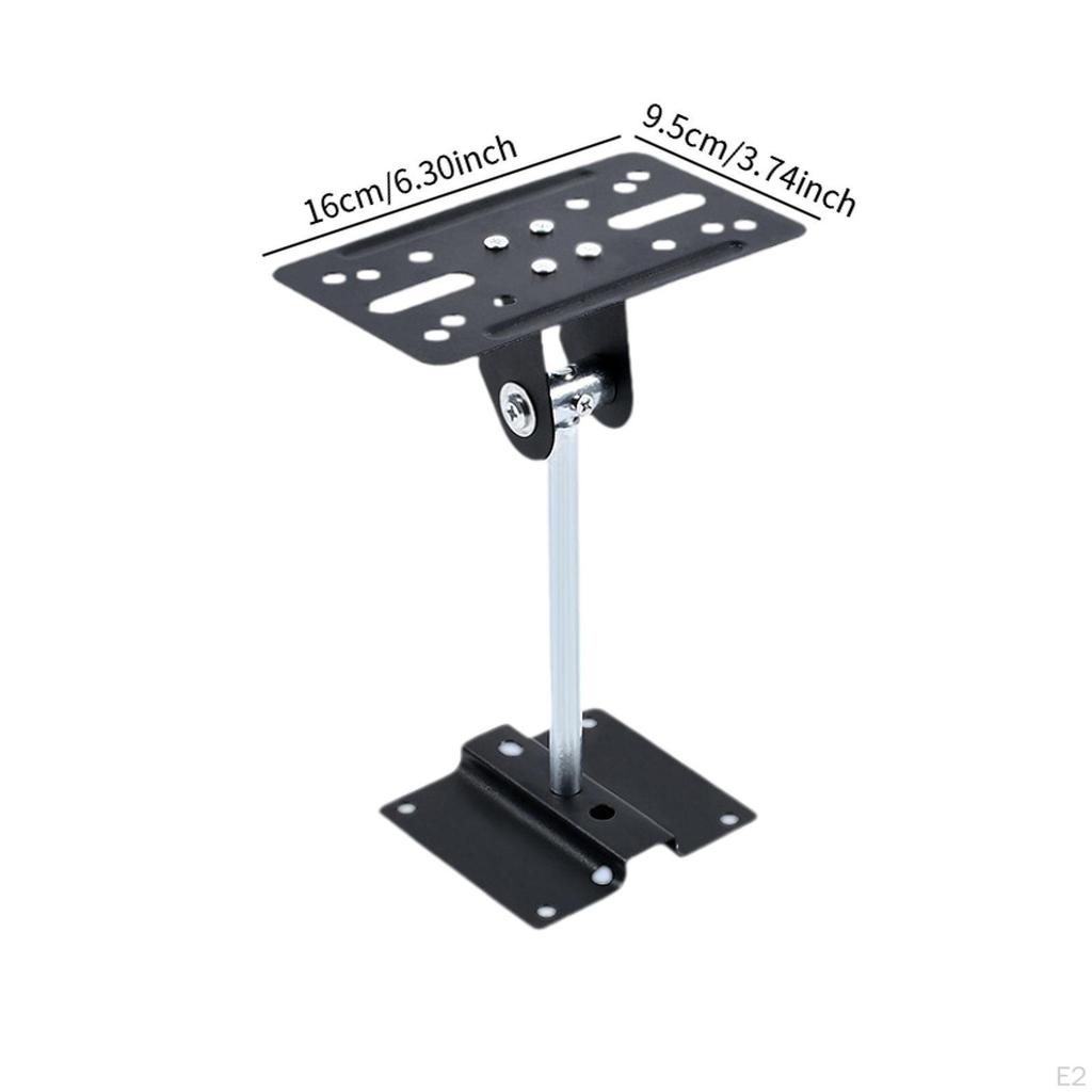 Кронштейн для крепления на потолке, аксессуары, простая установка, устойчивая подставка для динамика из сплава металла, настенное крепление