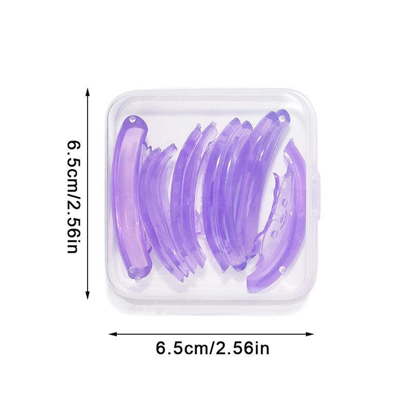 5 пар Силиконовые валики для завивки ресниц C-загиб Липкие палочки для лифтинга ресниц Аксессуары для 3D наращивания ресниц Многоразовый инструмент для макияжа
