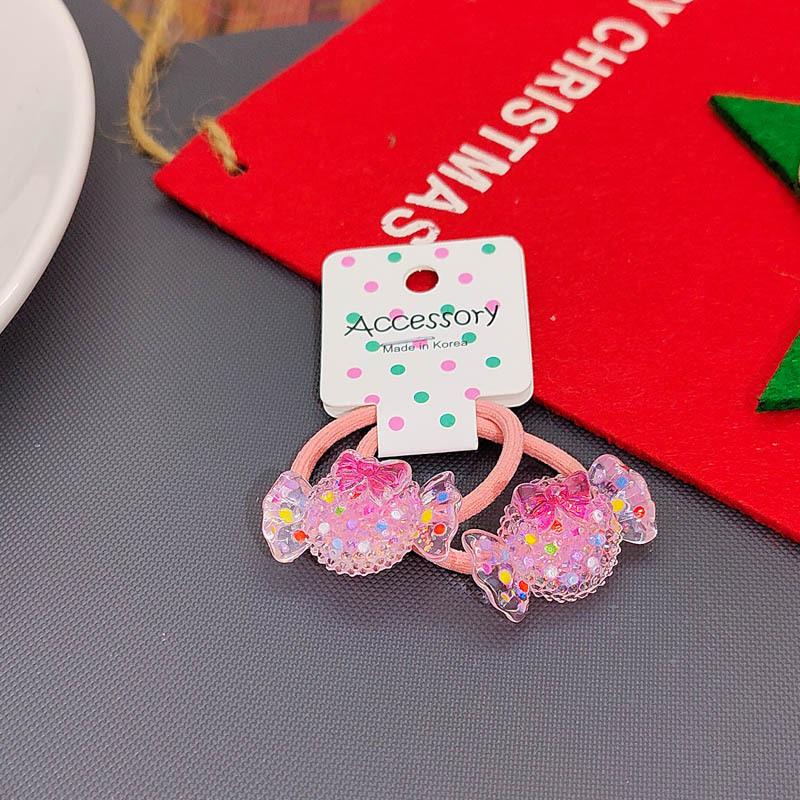 Kids Sequins Floral Elastic Hair Bands Rubber Band Hair Tie Princess Kawaii Hair Rope Headwear Girls Children Hair Accessories