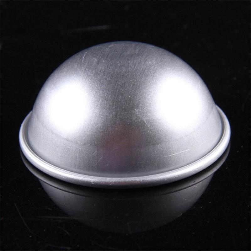 10PCS Round Cake Molds Dessert Molds Cake Pans AluminumAlloy Material Dessert Supplies Semicircle Cake Molds for Cake