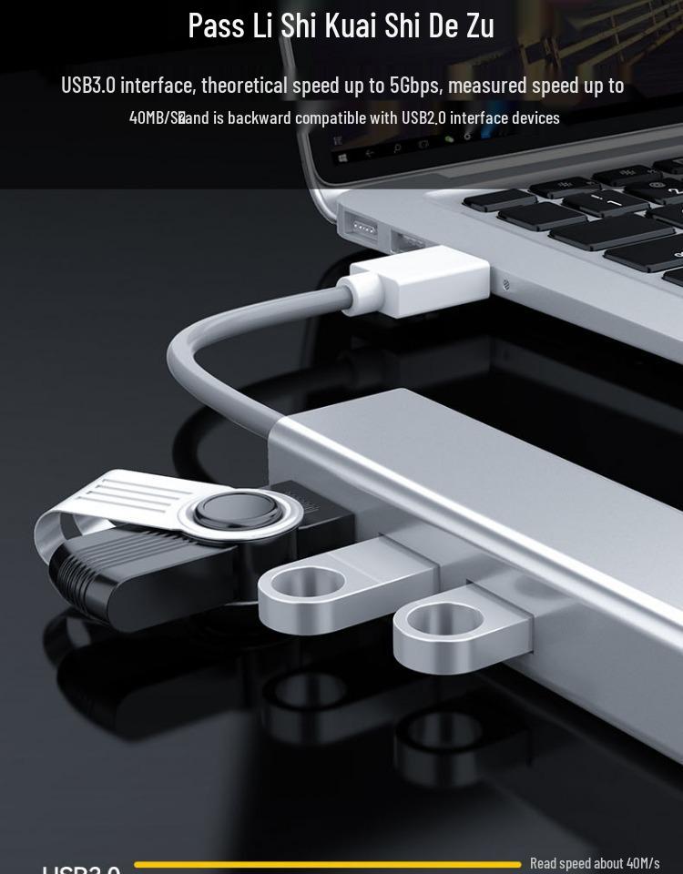USB to RJ45 Gigabit Network Adapter, Type-C to Ethernet Cable Converter