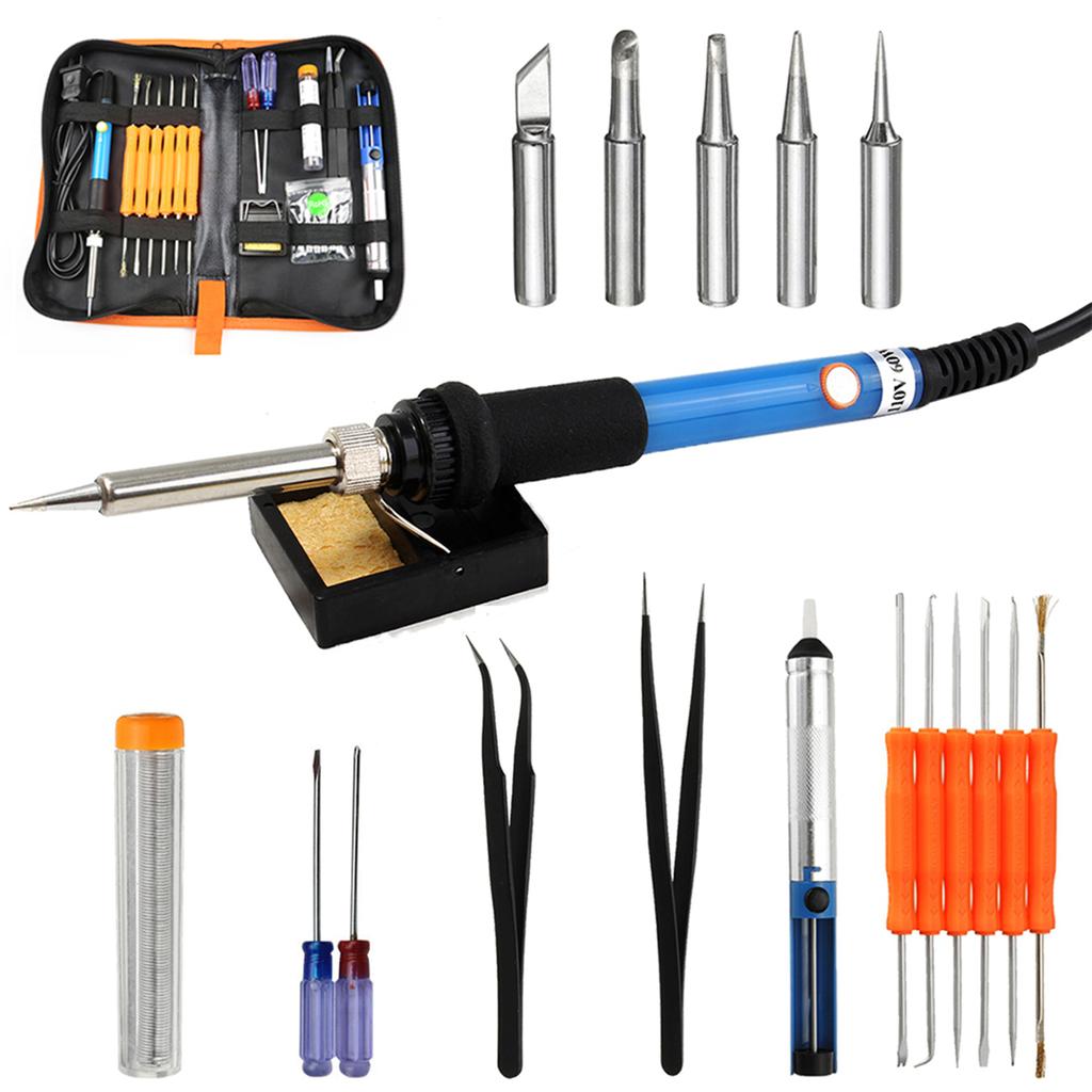 Electric Soldering Iron Set Temperature Adjustable Electric Soldering Iron Welding Tool Kit