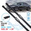 Car Front Wiper Blade For Volvo S90 2016 2017 2018    2022 Windscreen Windshield Accessories Window Brushes
