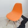 Polar Fleece Shell Chair Cover Solid Color Jacquard Dining Chair Slipcover Stretch Anti-Dust Seat Cover For Living Room Home