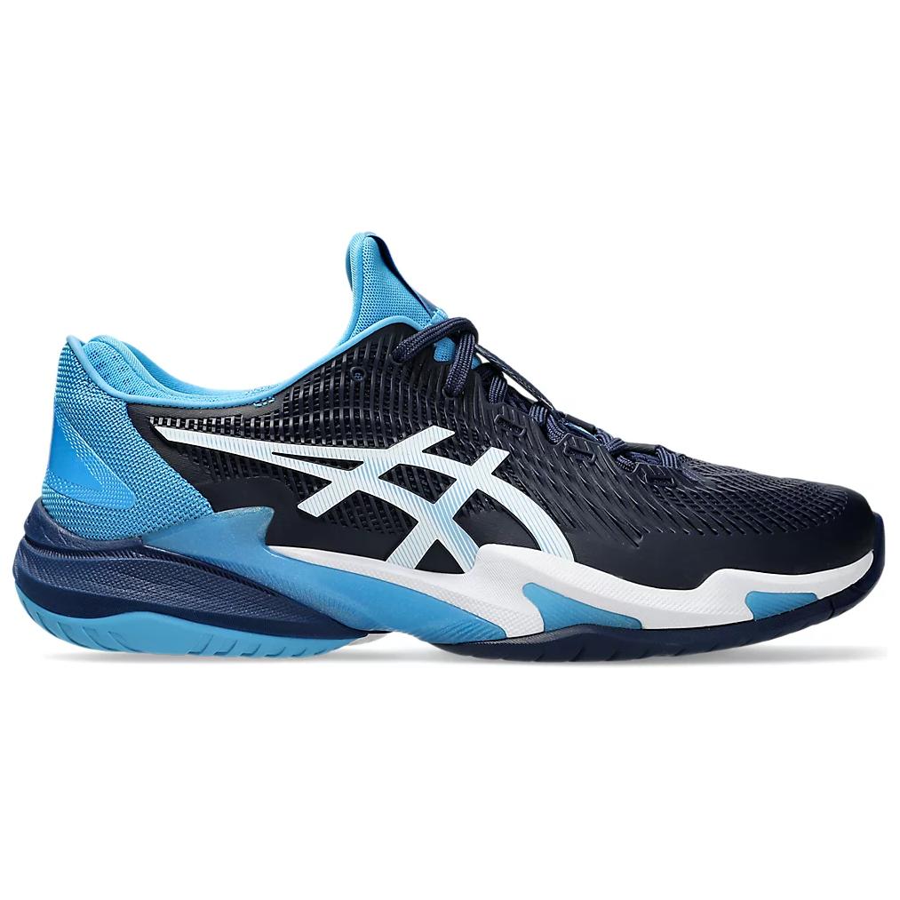 Asics Court FF 3 Novak Blue Expanse мужские кроссовки белые 1041A361-963