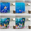 JINRUN Bathroom Thickened Waterproof Curtain Mildew Proof Shower Curtain Shower Partition Curtain Shower Curtain Bathroom Curtain Free Perforation