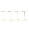 4pcs T Shaped Earring Display Stand Jewellery Display Stand Photo Props T Shape Slotted Necklace Stand for Store Closet