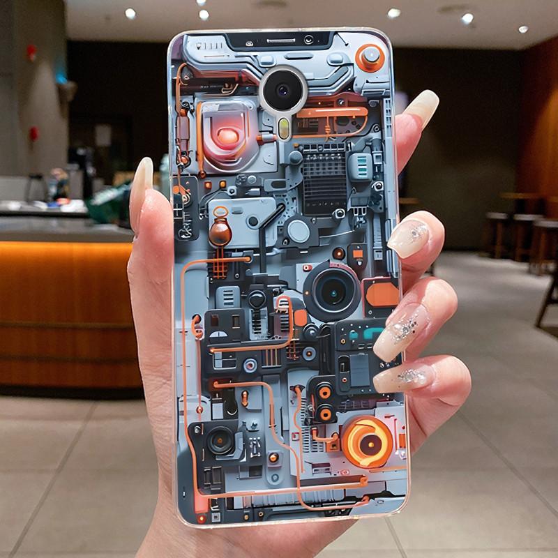 Мягкий чехол из ТПУ для Meizu M3 M3S M5 M5S Note, роскошный, с драконом, милый, крутой, для мальчиков и девочек, прозрачный чехол для телефона, защитная задняя крышка, корпус