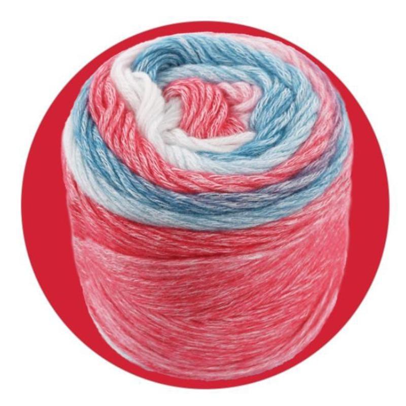 652F Пряжа из кашемира и шерсти с секционным крашением Радужная пряжа Пряжа для вязания Пряжа для вязания крючком DIY Материал для изготовления шерстяной одежды