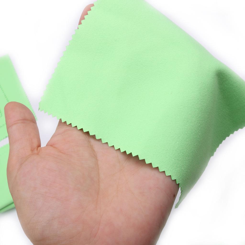 Double-Sided Velvet Instrument Polishing Cloth for Guitar, Bass, and Piano Care