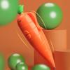 Диктофон-ручка в форме морковки с записью 60 секунд. Милая шариковая ручка для студентов, учителей. Забавный подарок для класса, офиса.