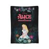 Alice In Wonderland  Knitted Blanket  Plush Throw Blanket Bed Sofa Decoration Soft Warm Bedsprea,