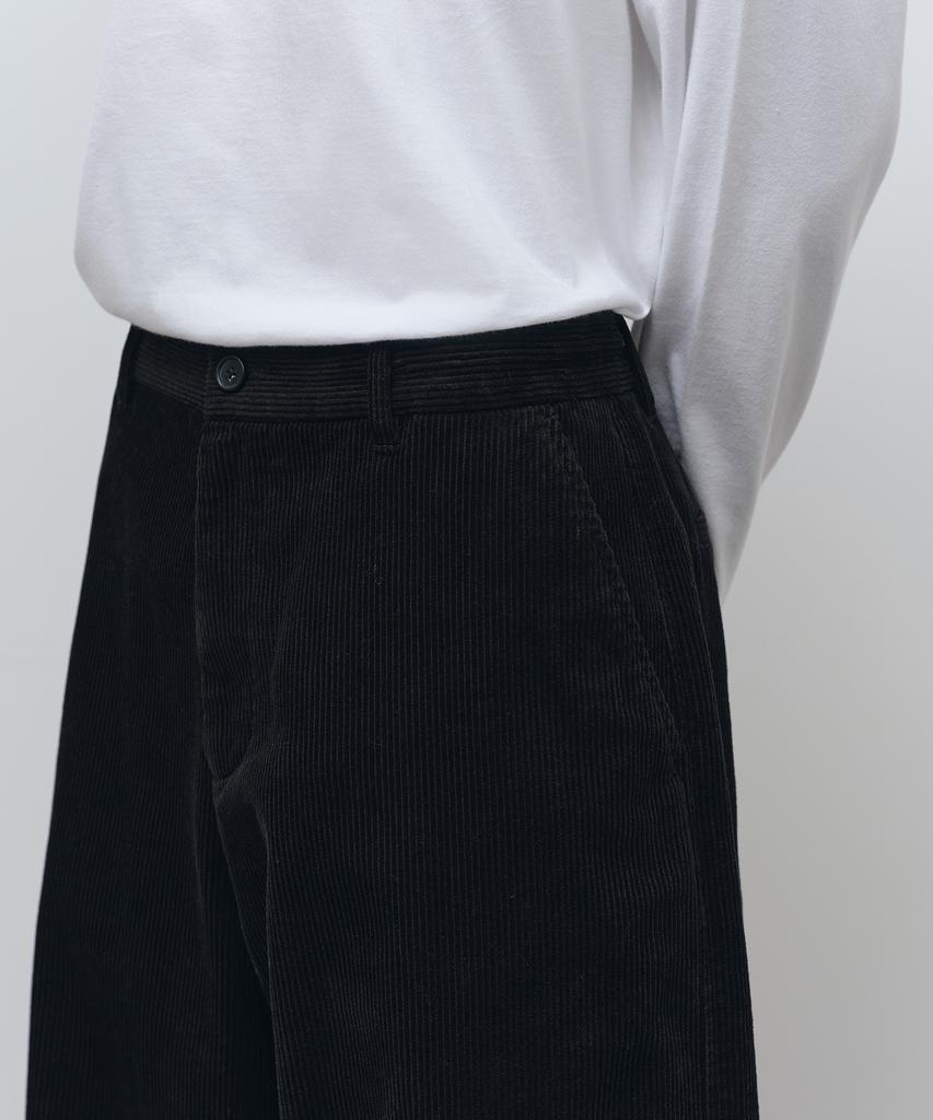 MUSINSA STANDARD 8W Corduroy Balloon Pants [Black]