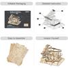 3D деревянные головоломки Marble Run Set - механический набор моделей для взрослых DIY американские горки игрушки подарки для мальчиков/девочек