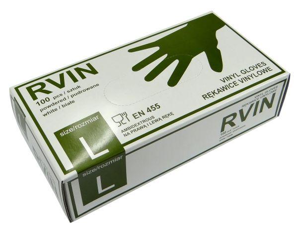 Vinyl gloves household, general mechanical work pack of 100